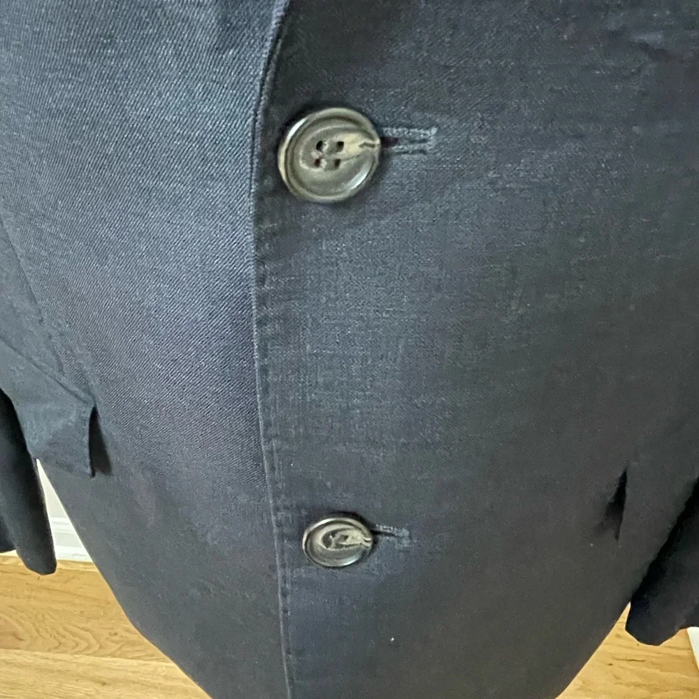 LAUREN Ralph Lauren Trim Fit 100% Wool Blazer 44R (22x31)‎ Dark Navy/Black